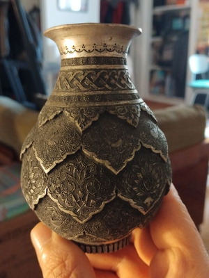 Persian metal vessel used collectible