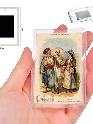 Magnet Thessalian Mountaineers and Arnautes new with acrylic frame