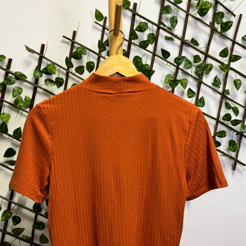 Orange blouse like new, size L