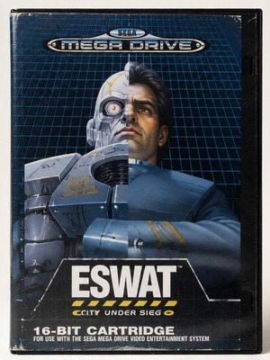 Eswat City Under Siege Sega Genesis Mega Drive game used