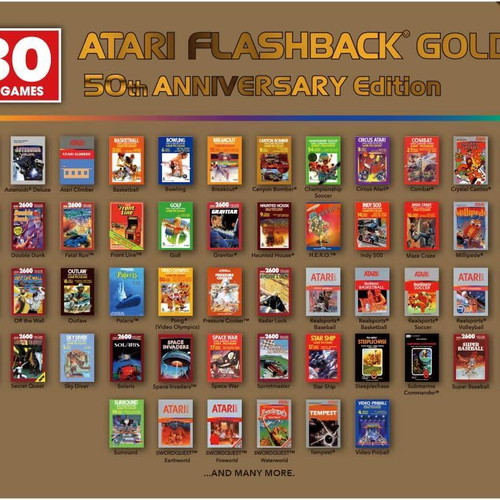 Atari Flashback Gold 50th Birthday Edition console new with 130 games
