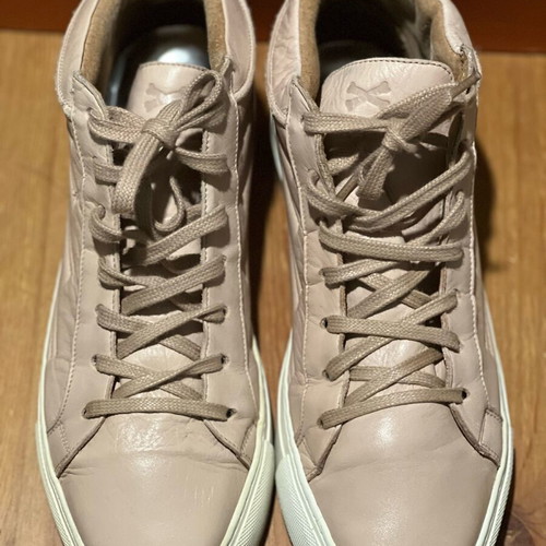Momentum Melbourne Mid leather boots like new, beige pink
