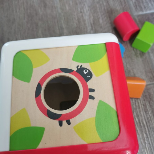 Fine Motor Skills Cube used, with slight wear