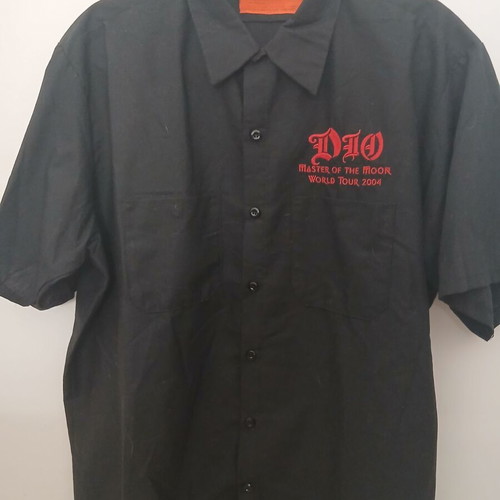 Staff Shirt Ronnie James Dio Master of the Moon World Tour 2004 XL like new
