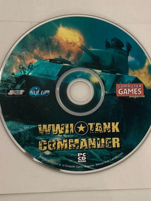 PC Game WWII Tank Commander used from Computer Games magazine