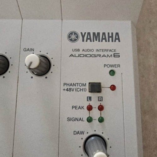 Yamaha Audiogram 6 audio interface like new
