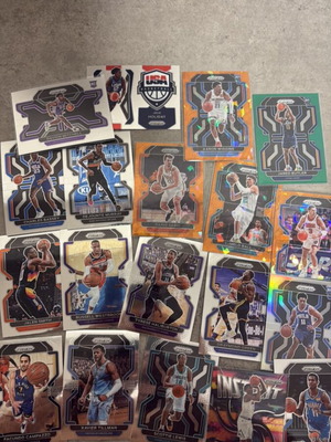 Lot of 39 NBA Panini Prizm cards 2021-2022
