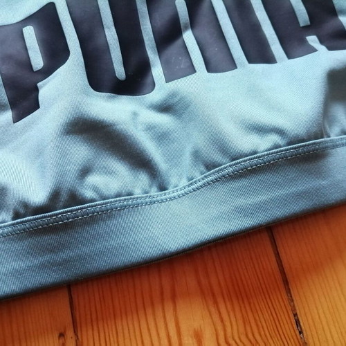 Puma 4Keeps women's sports bra size L, blue green
