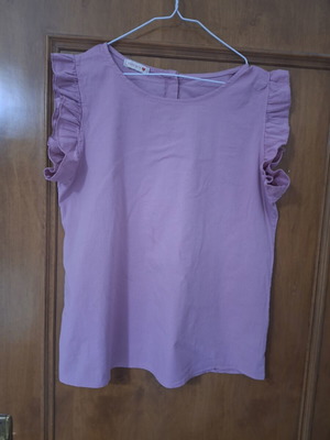 Women's blouse in pink powder shade one size new