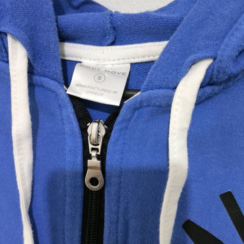 Set of 2 cardigans used, black and blue, faded black-and-white
