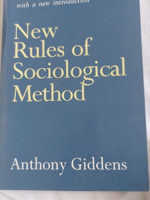 New Rules of Sociological Method by Anthony Giddens like new