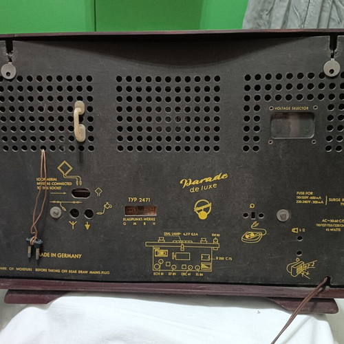 Blaupunkt Parade de luxe 2471 antique radio used condition