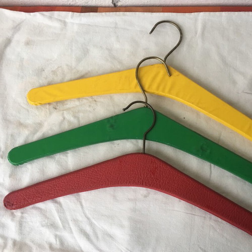 Vintage hangers as shown