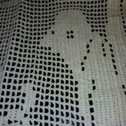 Handmade crochet knit new, ideal for frame