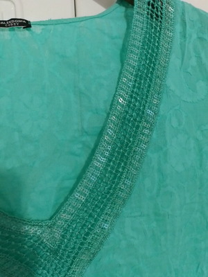 Calzedonia caftan turquoise like new