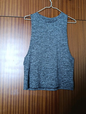 Shein sports top new, gray, size S