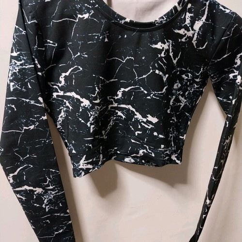 Sports Shirt size M with Marble Pattern new
