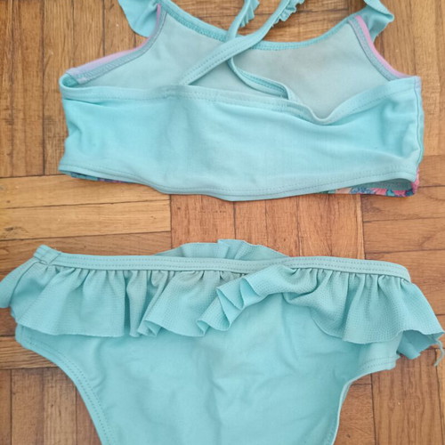 Ariel turquoise swimsuit H&M used, size 92 cm, 1.5-2 years