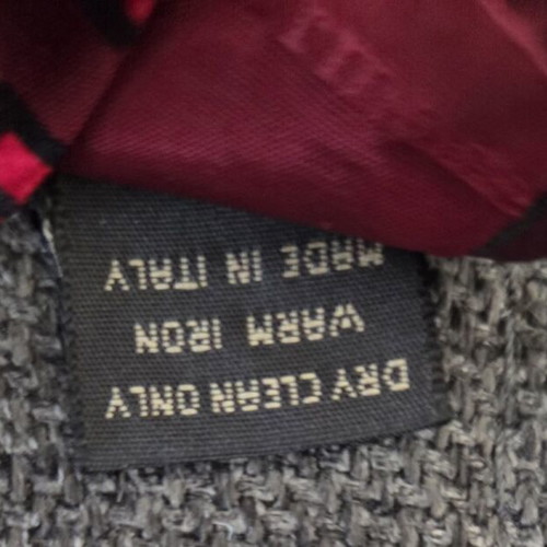 Ermenegildo Zegna tie like new, red silk, made in Italy