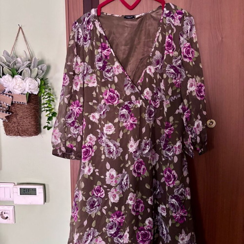 Romantic tunic La Redoute Collections like new, multicolored, size L