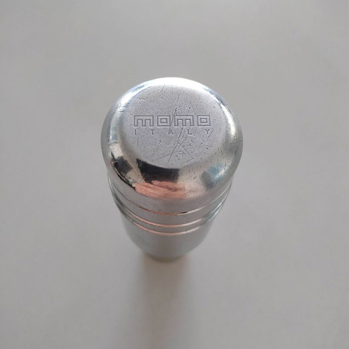 Aluminum shift knob MOMO used with slight wear