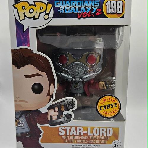 Funko Pop Guardians of the Galaxy Star-Lord Chase No.198 like new