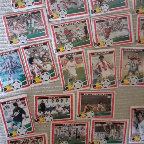 Goal And Phase stickers used, 60 different from the series