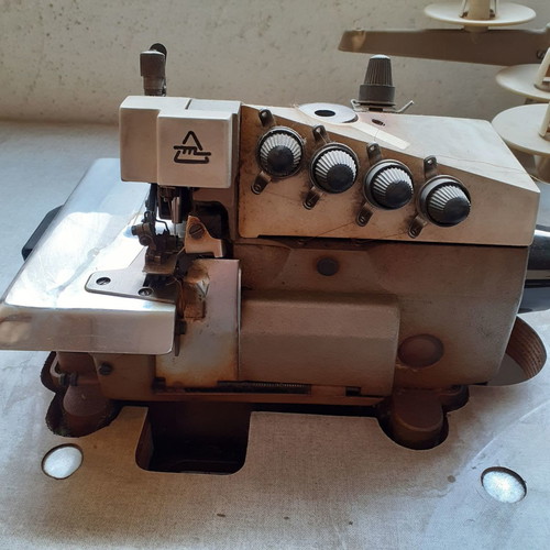Matsushita Electric 3-Thread Overlock Sewing Machine used with table
