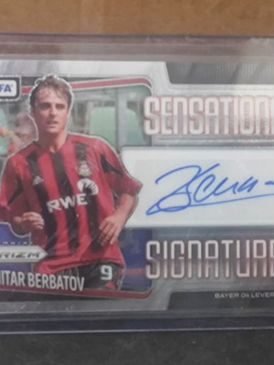 Dimitar Berbatov Auto Sensational Signatures Bayer 04 Leverkusen