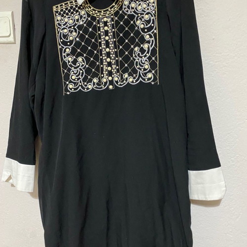 Relish mini dress used with collar and cuff detail