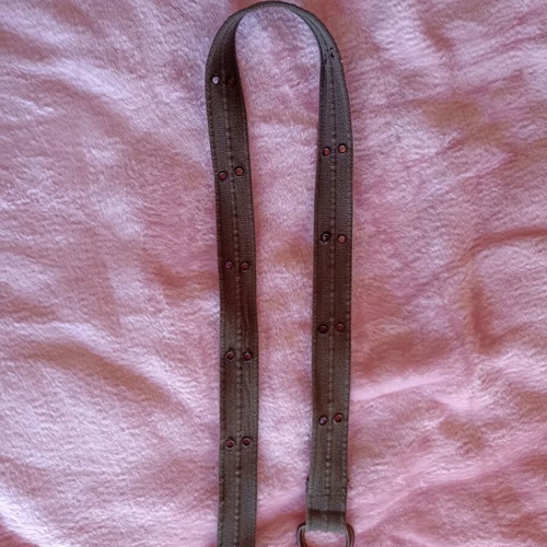 Men's military belt khaki like new, length 115 cm
