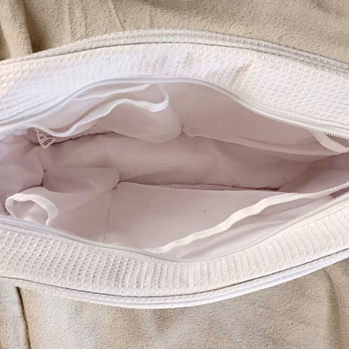 Christian Dior white toiletry bag like new