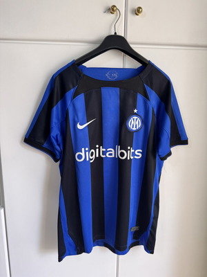 Inter 2022 jersey used, official replica, medium size