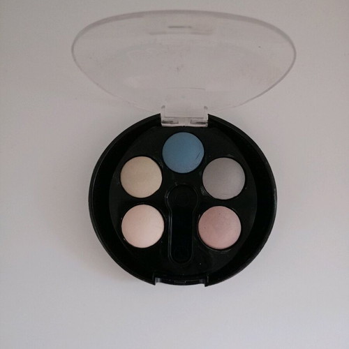 Eyeshadows lightly used