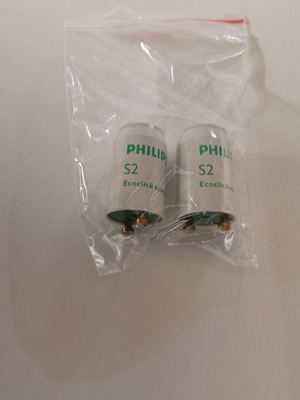 Σετ 2 Starter Φθορισμού Philips S2 Ecoclick καινούργιο