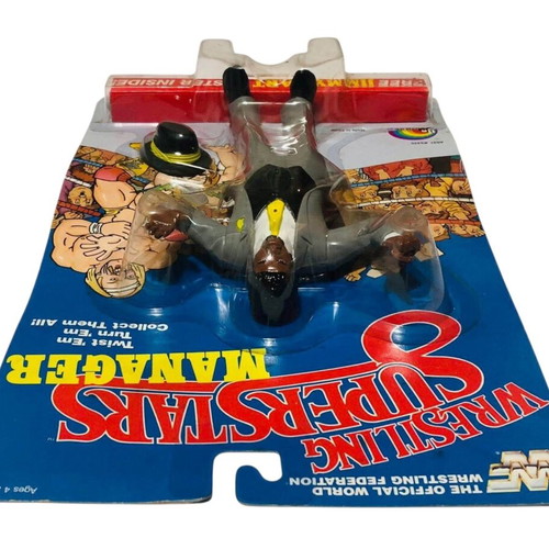 Vintage LJN Wrestling Superstars Manager Slick figure new, sealed card