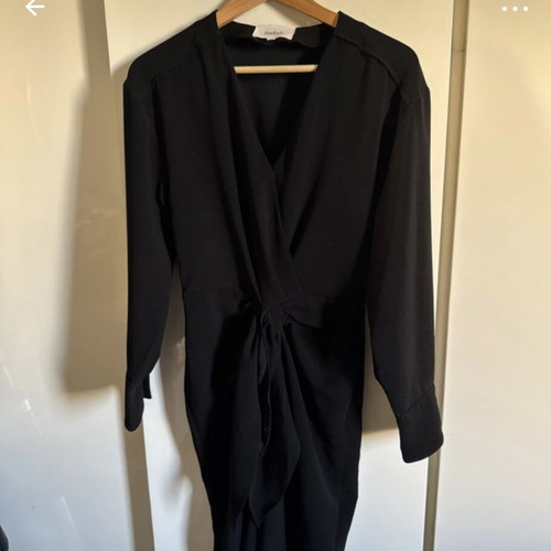 Dress draped Ba&Sh like new, black