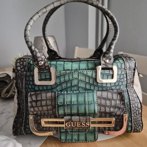 Guess Vintage Y2K Large Handbag McBling Style