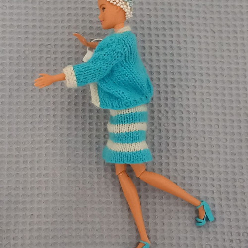 Barbie Mattel 1186 MJ. 1 NL 2015 used with handmade dress and hat