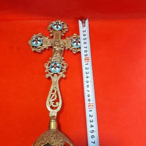 Bronze cross new, 30 cm height