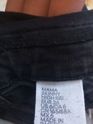 H&M Black Women's Jeans Size 36 Used