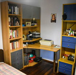 Desk with shelves like new