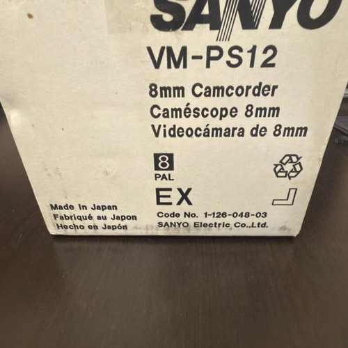 Sanyo PS12 video camera new in box