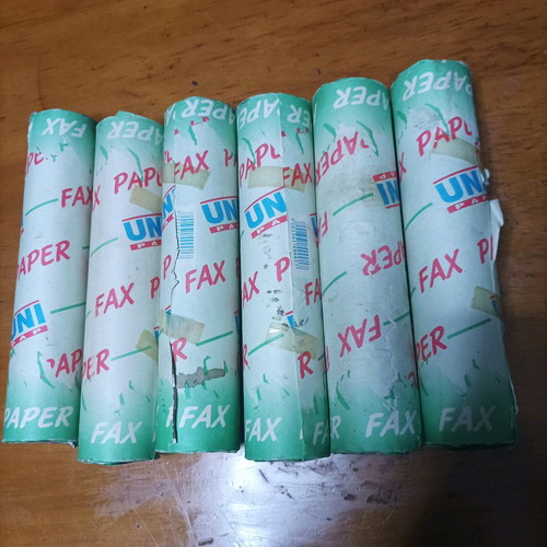 Fax paper thermal rolls pack of 6 new