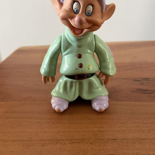 Vintage Disney Dopey figure 1992 Mattel used, Snow White & Seven Dwarfs