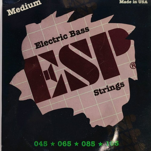 ESP bass strings used, pack with .045 .065 .085 .105 gauges