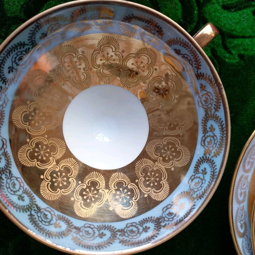Tete-a-tete cups used porcelain Bavaria