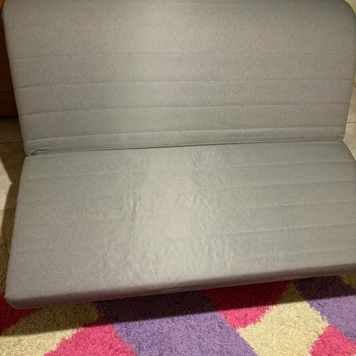 IKEA Lycksele Lövås Sofa Bed like new, fuchsia cover included
