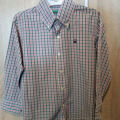 United Colors of Benetton Boy's Checked Shirt like new, size 3 years