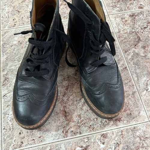Oxbows leather boots like new, size 37, black